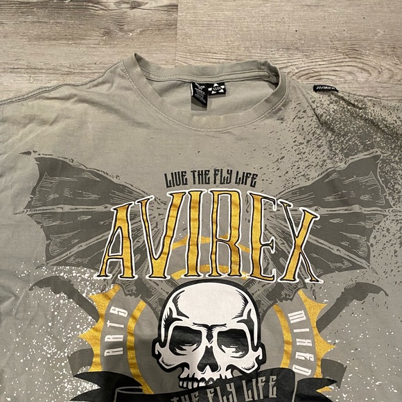 Avirex “Live the fly life” MMA T-Shirt Men’s Size XXXL - Picture 3 of 4